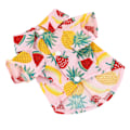 Miniatyrbild 4 av 8: Hundskjorta Hudvänlig Andas modetvättbara husdjurskläder för vårsommar XZCS13 Ananas Rosa S