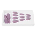 Pikkukuva 2 / 8: 24 kpl Nail Art -vinkkejä Setti Matt Puhdas Väri Teko-kynnet Täyspeite Vääri Kynnet F125