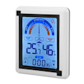 Miniatyrbillede 6 af 8: LCD-berøringsskærm Vejrur Digital Temperatur Luftfugtighedsmåler Termometer Hygrometer