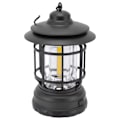 Miniatyrbillede 5 af 8: Camping Lygte Bærbar Udendørs LED Campingtelt Lygte Multifunktionel Retro Hængende COB Nødlygte Sort
