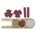 Miniatyrbillede 1 af 8: Guld U-Formet Kø Tip Trimmer Shaper Pool Bord Pinde Reparationsværktøj Billard Tilbehør