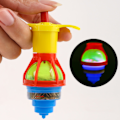 Miniatyrbild 5 av 8: 12st Barn Lyser Roterande Gyroskop Pojkar Flickor Semesterfest Bärbar Söt Rolig Blinkande LED-gyroskopleksak