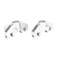 Miniatyrbild 8 av 8: 2st RC Styrkopp Professionell Aluminiumlegering Styrkopp för LOSI Hammer Rey U4 Rock Racer 1/10 RC Car Silver