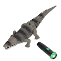 Miniatyrbild 4 av 8: RC Crocodilian Toys Innovativ infraröd ljussensor Ljudeffekter Fjärrkontroll Simulering Crocodilian Model för vuxna