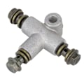 Miniatyrbillede 8 af 8: Hydraulisk bremseslange Rørkoblingskobling 3-vejs T-adapter til ATV Kart
