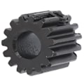 Pikkukuva 3 / 8: S4304-0006-0015 Ketjuvaihde valettu teräs 15-hampainen hammaspyörä 6 mm pyöreä reikä MOD 0,8 teollisuusrobotille