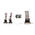 Miniatyrbillede 3 af 8: Mini PCIe serielt parallelt udvidelseskort 6Gbps PCI Express til printer LPT-port 2-porte RS 232 DP9-stiftsadapter til 4U-chassis