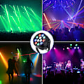 Miniatyrbillede 6 af 7: LED Par-lys, EBTOOLS 12 LED-scenlys med RGBW-farve, DMX, Strobe og lydaktivt tilstand