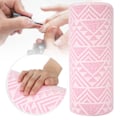 Miniatyrbilde 5 av 8: 3 farger Nail Art Pute Myk Halvsirkel Manikyr Hånd Arm Støtte Holder Rosa