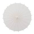 Pikkukuva 4 / 8: Lasten paperi sateenvarjo bambu ja paperi kiinalainen tyyli Elegantti valkoinen DIY paperi sateenvarjot koristeluun 28cm/11in