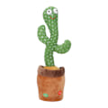 Miniatyrbillede 2 af 8: Sød elektrisk kaktus plysjlegetøj Sjov Twist Dance Optagelse Legetøj Cactus plysjlegetøj