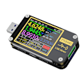 Miniatyrbillede 2 af 8: 9-bens USB-spændingsmåler Skærm Vendfunktion Gravity Sensor Multifunktionel USB Amperemeter Tester FNB48