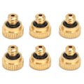 Miniatyrbillede 2 af 8: 20 stk Messing Atomiseringsdyse Havearbejde Tåge Sprayværktøjssæt 0,3 mm hul UNC10‑24 gevind