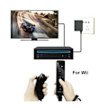 Miniatyrbillede 5 af 7: Fjernbetjening og Nunchuck Controller Trådløs Spilkonsol Fjernbetjening Nunchuck Controller kompatibel med