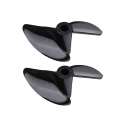 Miniatyrbilde 3 av 8: Elektrisk RC O-båttilbehør 4*40 mm CNC 2-bladet halvdypende propeller (2 par)