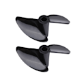 Pikkukuva 3 / 8: Sähköinen RC O-venevaruste 4*40 mm CNC 2-lapainen puoliupottuva potkuri (2 paria)