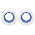 Pikkukuva 3 / 8: 2kpl RC-renkaiden vaahtomuovi, kaksoiskerrosrakenne, mukava, repeämiskestävä, väriä kestävä, pitkäikäinen, 1/10 1/8 RC-kiipeilyautoille, sininen