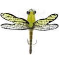 Miniatyrbilde 1 av 8: Dragonfly-formet Kunstig Agnsnelle Hard Lokke Insekt Lokke 7,5 cm 6g Fiske Agnsnelle 006#
