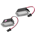 Miniatyrbild 3 av 8: Par LED-nummerplåtslampa 12V 3W Plast Plug and Play Passar för Ford Focus MK2 DA3 5D 2006‑2010