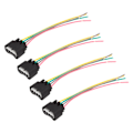 Miniatyrbillede 4 af 8: 4 stk. Tændspolestik Pigtail Connector Harness Kit 4 Pins Udskiftning til Camry Corolla Highlander Rav4