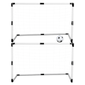 Miniatyrbild 5 av 8: 2st/set Bärbar inomhussport utomhus för barn Fotbollsmål Fotbollsnätspel ToyWhite Soccer Goal