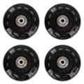 Miniatyrbillede 1 af 8: 4 ST Inline Skate Flash Wheel Rulleskøjter PU-hjul Erstatningshjul 69mm