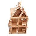 Miniatyrbillede 4 af 8: 3D Trævilla Puslespil Legetøj Pædagogisk Håndværk Stiksav Montering Model Gave Til Børn Voksne