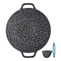 Pikkukuva 1 / 8: Korealainen BBQ-grillpannu Pyöreä Korkea Lämpöjohtavuus Helppo Puhdistaa Grill Grill Sisätilojen Ruokailuun Ulkona 30cm/11,8in