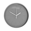 Miniatyrbild 1 av 8: Mute Quartz Clock Väggklocka Minimalistisk Modern Plast Väggklocka för Vardagsrum SovrumGrå