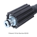 Pikkukuva 8 / 8: 10m M14xM22 Kierteinen Painepesuriletku Puhdistustarvikkeet Sopii Karcher K2 K3