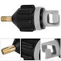 Miniatyrbillede 8 af 8: 2 stk Luftpumpe Inflator Surfbræt Paddle Board Kano Adapter Hoveder Tilbehør Sort