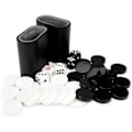 Pikkukuva 4 / 7: Kannettava Backgammon-peli Matkapeli Lapsille ja Aikuisten Taitettava Backgammon-lautapeli Backgammon Travel-set