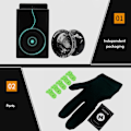 Miniatyrbilde 6 av 8: Yoyo Ball Aluminium Legering Yo med ekstra strenger Ideell for barn nybegynnere