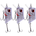 Miniatyrbillede 6 af 8: 3 stk Unik firkantet form Mini Lure Kunstig Simulering Realistisk agn Fiskeredskaber2#