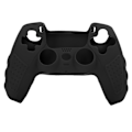 Miniatyrbilde 1 av 8: Matvarekvalitet sklisikkert silikon spillkonsollbeskyttelse Gamepad håndtak for PS5 joystick (svart)