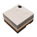 Miniatyrbild 3 av 8: 3D Memo Pad Paper Castle Design 3D Art Craft Notepad Anteckningsblock Heminredning med ljus