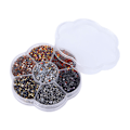 Miniatyrbillede 8 af 8: 10080 stk. flade rhinsten, blændende farverige DIY robuste iriserende rhinsten runde perler til manicure makeup607-3