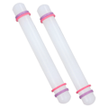 Miniatyrbilde 3 av 8: 2 stk Plastkjevle Trygg Holdbar Robust Plast Non-stick Overflate Bred Applikasjon Liten Kjevle