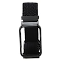 Miniatyrbild 5 av 8: Flätad Loop Strap för Mi Band 7 Pro Justerbar Elastisk Nylon Loop Armband med Skyddsram Svart Bandfodral
