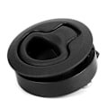 Miniatyrbillede 2 af 8: Sort Rund Flush Slam Spærre Dæksluge Træk Praktisk Båd Marin Hardware Tilbehør
