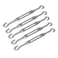 Miniatyrbillede 7 af 8: 5 stk Spændeskruer Krog og Krog Wire Spænding 304 Rustfrit Stål Skærm Sejl Hardware M6