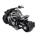 Miniatyrbillede 2 af 8: Alloy Simulerings Motorcykel Model Cool Tiny Træk Tilbage Motorcykel Legetøj til 3+ år (sort)