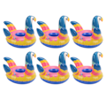 Miniatyrbillede 5 af 8: 10 stk oppustelige drikkeholdere Bærbar sød fugl Pool Party Kopholder Floats Dekoration