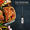 Miniatyrbillede 7 af 8: Foldbar Vandafvisende LCD Digital BBQ Grill Termometer Køkken Madlavning Madtermometer Sort