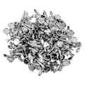 Miniatyrbilde 3 av 8: 100 stk. blanke knappemerker, metall, robuste, holdbare, gjenbrukbare, bred anvendelse, tilpassede knappenåler