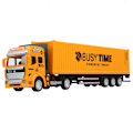 Miniatyrbilde 2 av 8: 1: 48 Legering Containerbil Modell Lekebil Høy Simulering Barn Bil Lekebiler Kjøretøy Gul Containerbil Modell