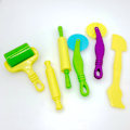 Miniatyrbild 5 av 6: 6st/set Barn Färg Lek Deg Modell Verktyg Leksaker 3D Plasticine Verktyg Lekdeg Set Early Learning Leksaker