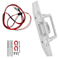 Miniatyrbilde 8 av 8: RC frontfanger med LED-lystilbehørssett passer for SCX10/TRX 1/10 RC bilmodell Sølv