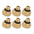 Miniatyrbillede 6 af 8: 20 stk Messing Atomiseringsdyse Havearbejde Tåge Sprayværktøjssæt 0,3 mm hul UNC10‑24 gevind