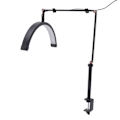 Miniatyrbilde 4 av 8: LED Halvmånelys Vippelysbordlampe 360 graders Rotasjon 3 Farger 10 Trinn Dimbar Vippelysforlengelse Beauty Fill Light 20W EU-kontakt 100‑240V